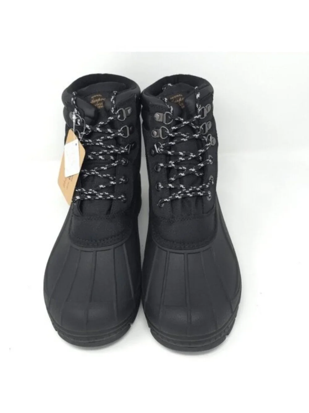 New Weatherproof Vintage Joe Black Waterproof Duck Boots Men’s 10M